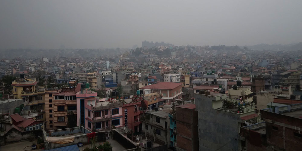 काठमाडौं उपत्यकामा वायु प्रदूषण बढ्यो